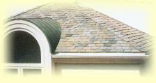 Natural slate roof